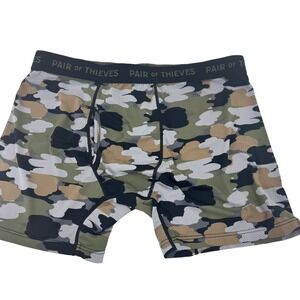 Pair of Thieves SuperFit Boxer Briefs Mens Large Camo Mesh Breathable Underwear